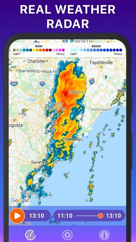 RAIN RADAR Screenshot2