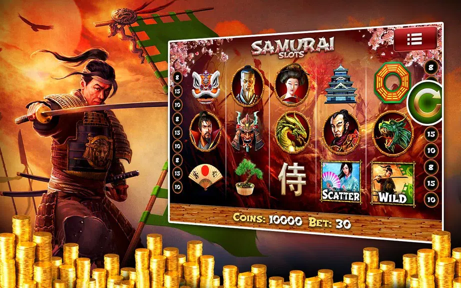 Samurai - Slot Machines Pokies Screenshot2