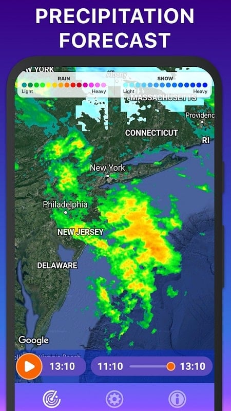 RAIN RADAR Screenshot1