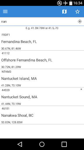 NOAA Buoys Live Marine Weather Screenshot2