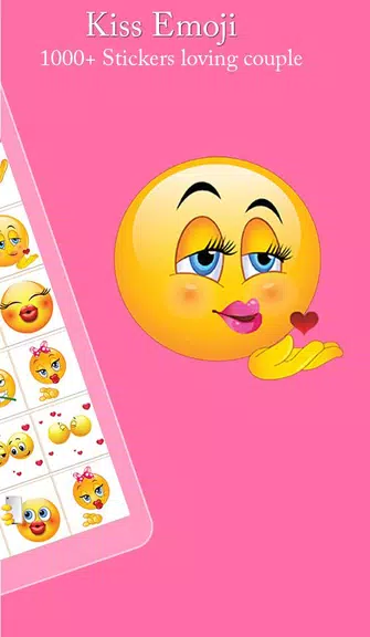 Kiss Emoji - Couple Kiss Stickers Screenshot2