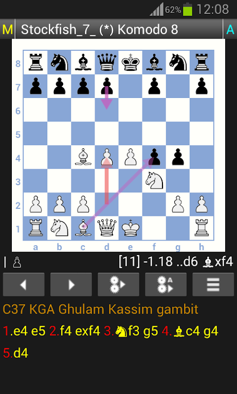 Cfish (Stockfish) Chess Engine (Not oex) Screenshot3