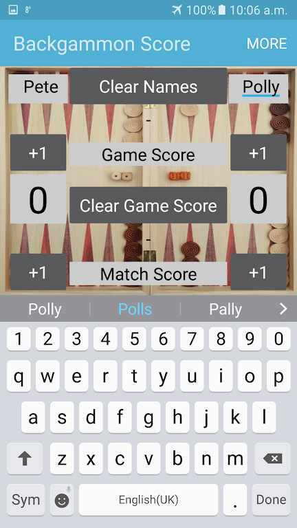 Backgammon Score Screenshot3