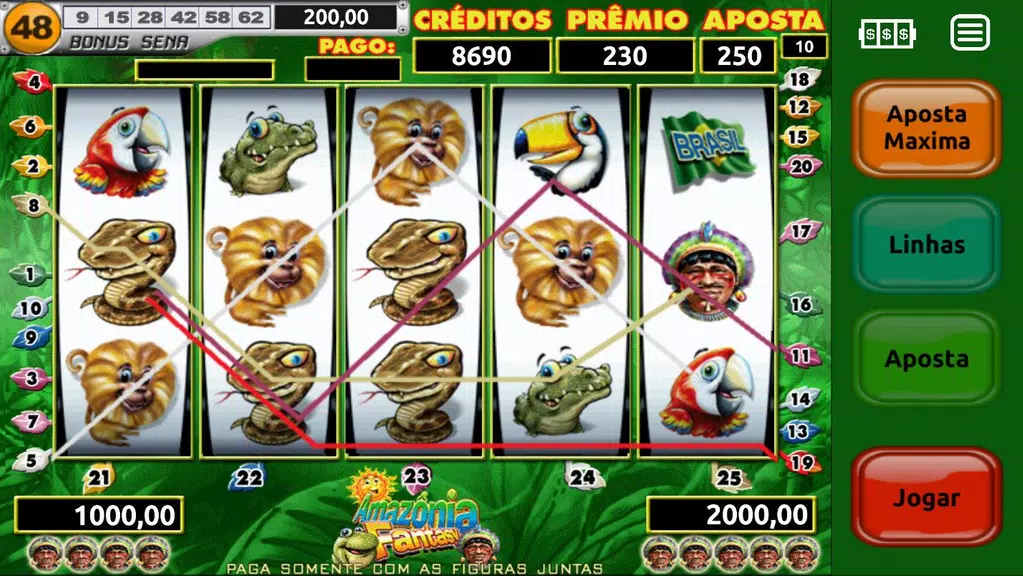 Amazônia Fantasy Slots Screenshot3