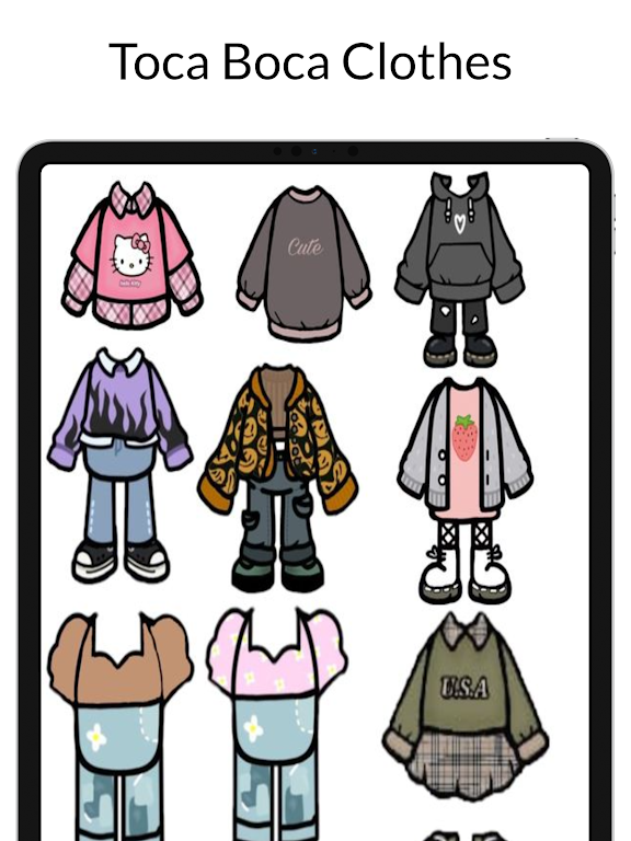 Toca Boca Clothes Ideas Screenshot3