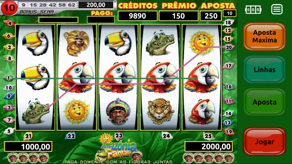 Amazônia Fantasy Slots Screenshot1