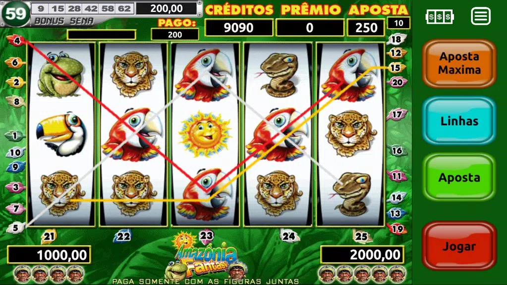 Amazônia Fantasy Slots Screenshot2