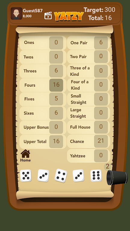 Ultimate Yatzy - Amazing Dice Game Screenshot3