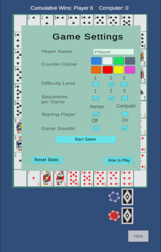 Card Sequence Board Game Screenshot3