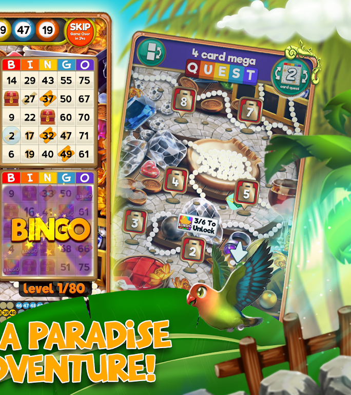 Bingo Treasure Quest - Paradise Island Riches Screenshot2