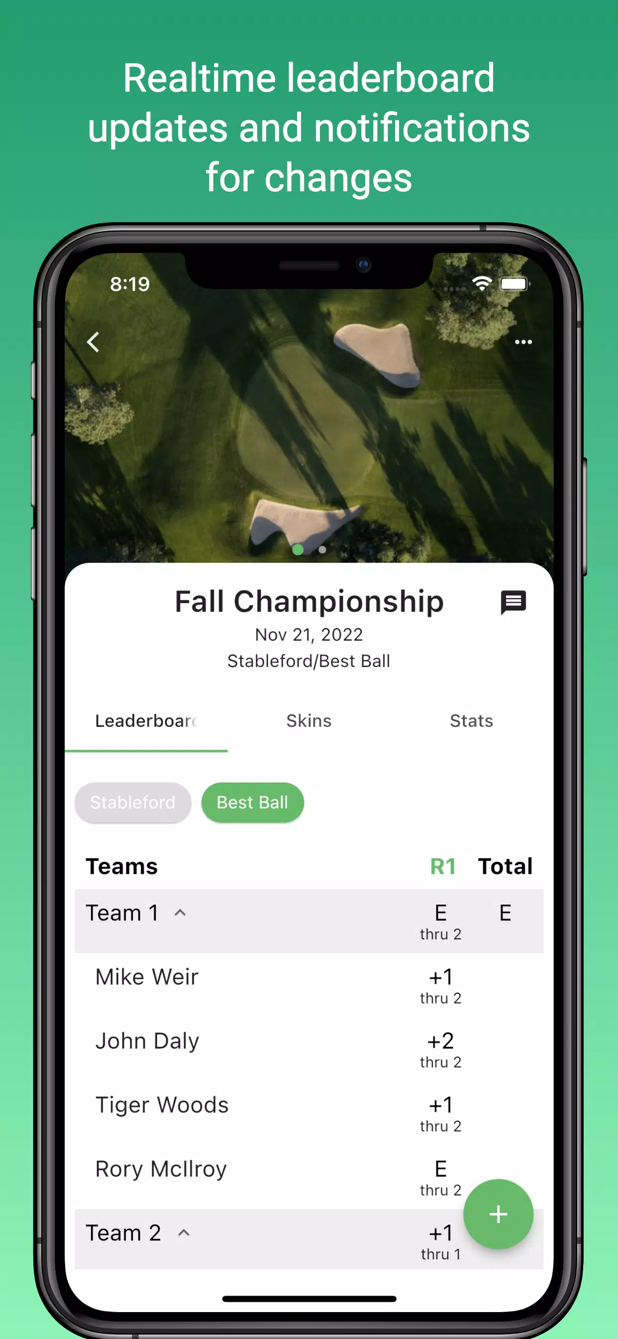 Squabbit - Golf Tournament App Screenshot3