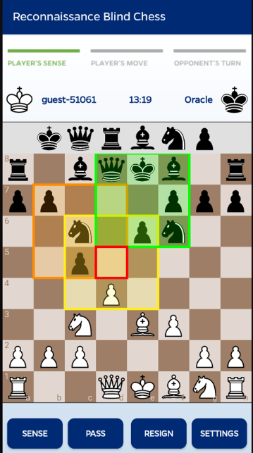 Reconnaissance Blind Chess Screenshot1