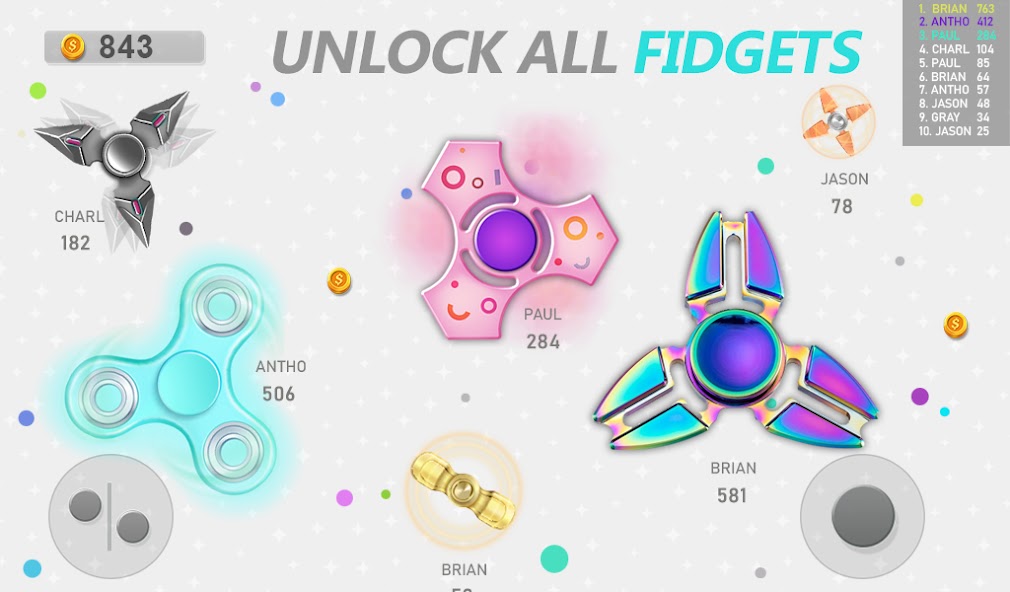 Realtime Fidget Spinner Games Mod Screenshot4