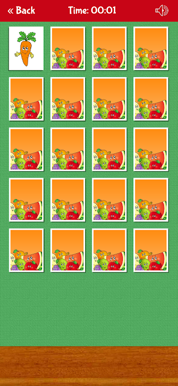 Memory Game: Fruits & Veggies Screenshot3