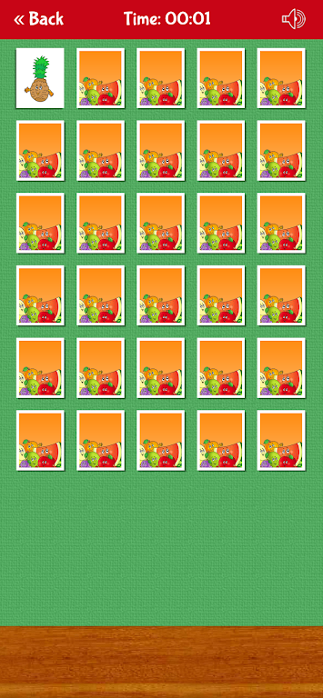 Memory Game: Fruits & Veggies Screenshot4