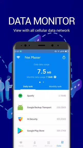 Net Master - Free VPN & Speed Test , WiFi Boost Screenshot2