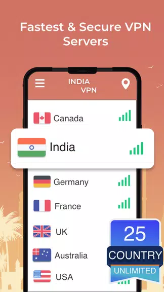 India Fast VPN - Free VPN Proxy Server & Secure Screenshot2