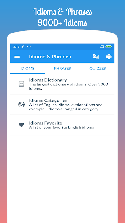 English Idioms & Phrases Mod Screenshot1