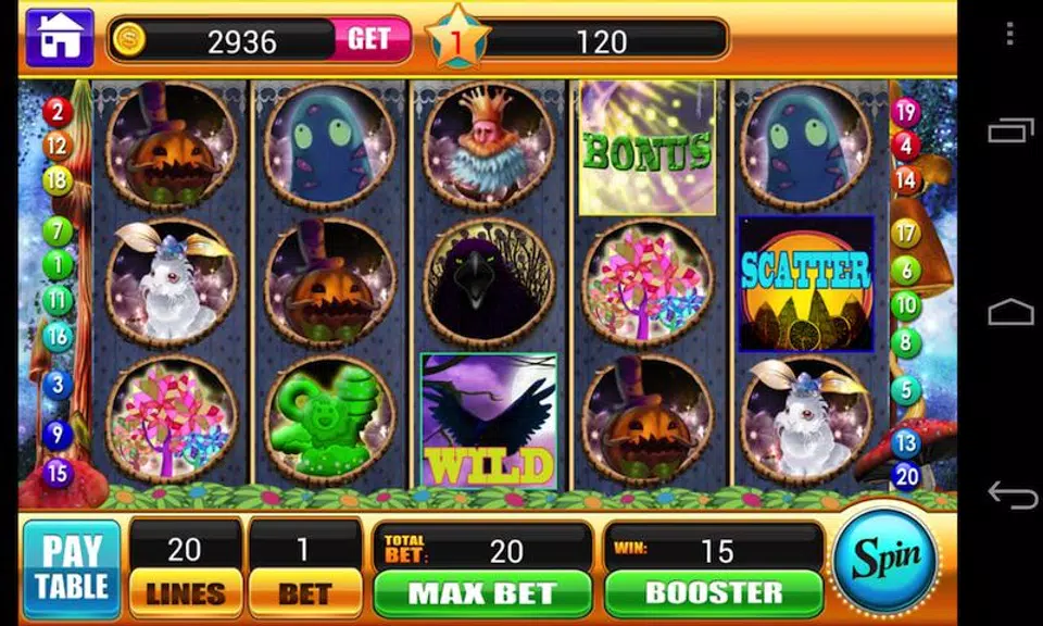 Alice in Magic World Slots-Vegas Slot Machine Game Screenshot3