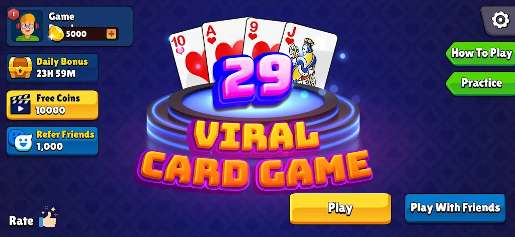 Viral 29 Card Game Screenshot1