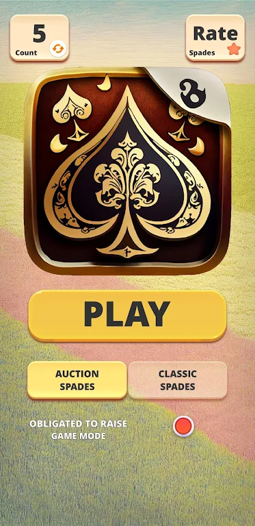 Spades Classic Offline Screenshot1