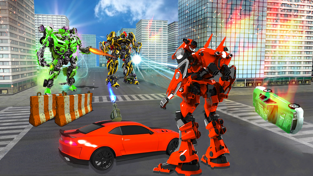 Real Robot Car Transform Fighting 2.0 Screenshot1