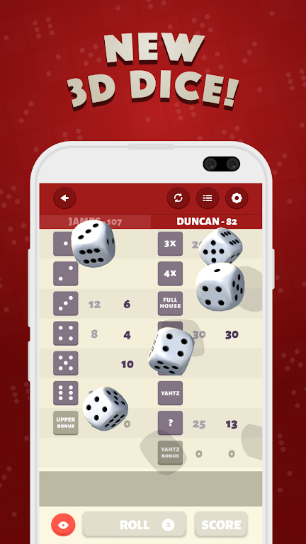 Yaht 3D - Yatzy Dice Game Screenshot1