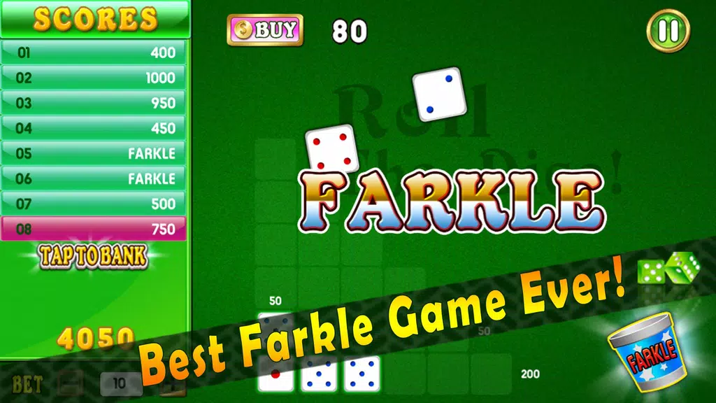 Farkle Free Zilch Dice Roller Screenshot2