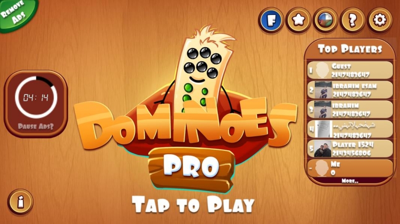 Dominoes Pro Offline or Online Screenshot1