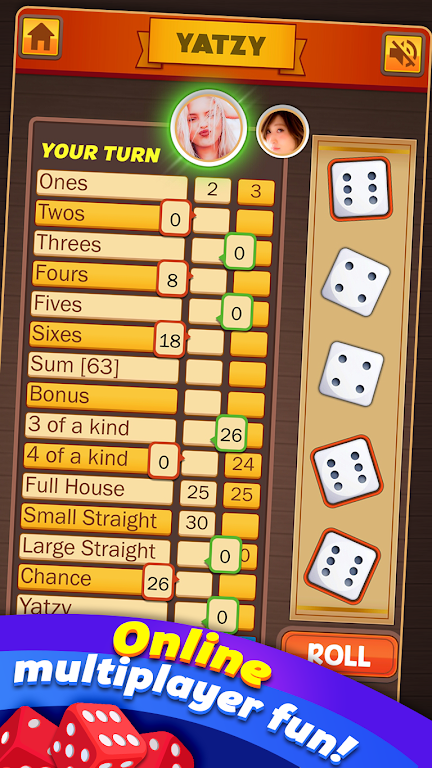 Yatzy Dice with Friends Screenshot4