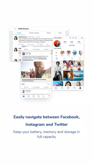 Social One - Facebook, Instagr Screenshot2