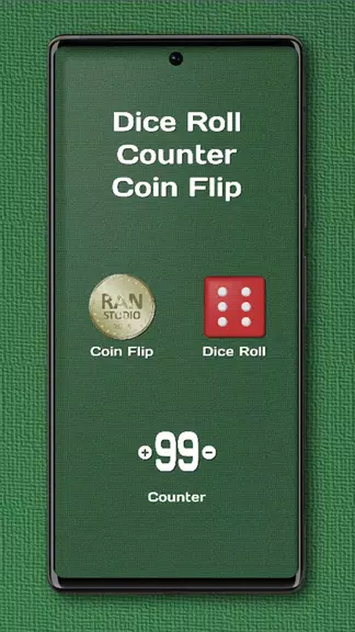 Dice Roll, Counter & Coin Flip Screenshot1