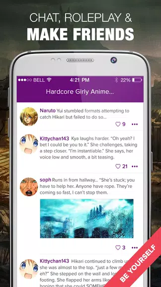 Geeking - Chat, Roleplay, Anime, Romance & Fun Screenshot3