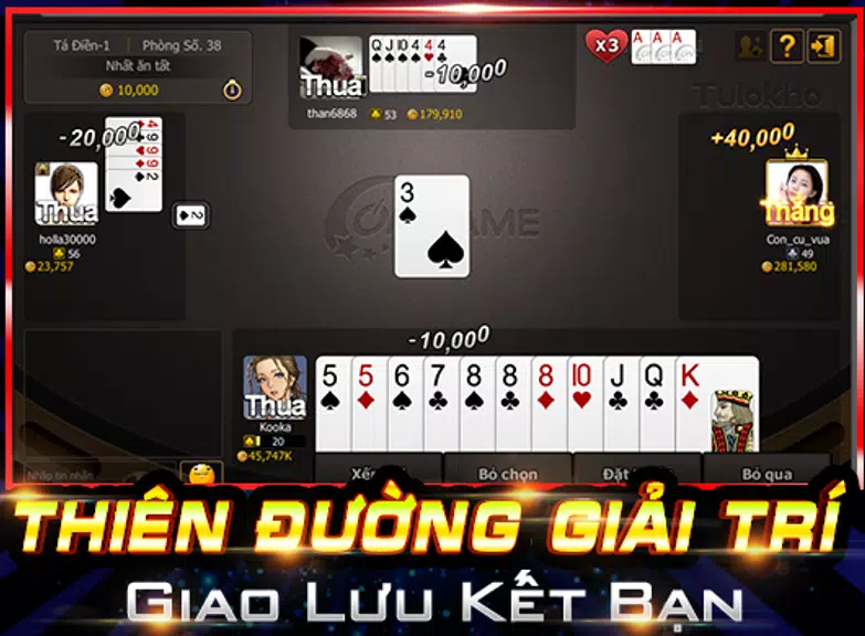 Ongame Tú Lơ Khơ (game bài) Screenshot1