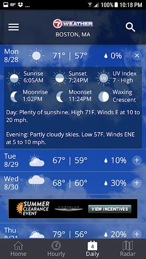 WHDH 7 Weather - Boston Screenshot3