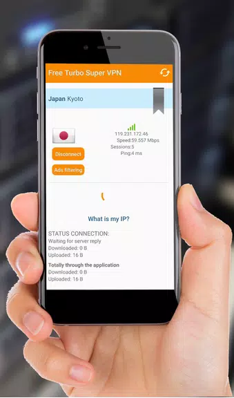 Turbosonic Super VPN - Free VP Screenshot3