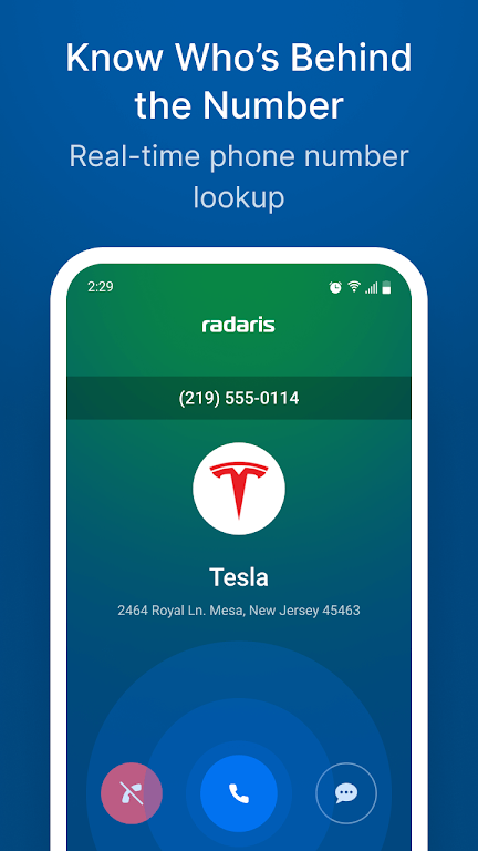 Radaris Caller Id Phone Lookup Screenshot1