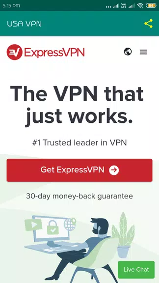 USA VPN - High Speed VPN Proxy Screenshot1