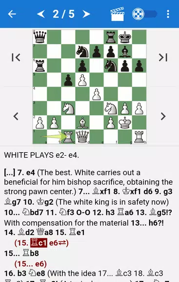 Chess Tactics in Volga Gambit Screenshot1