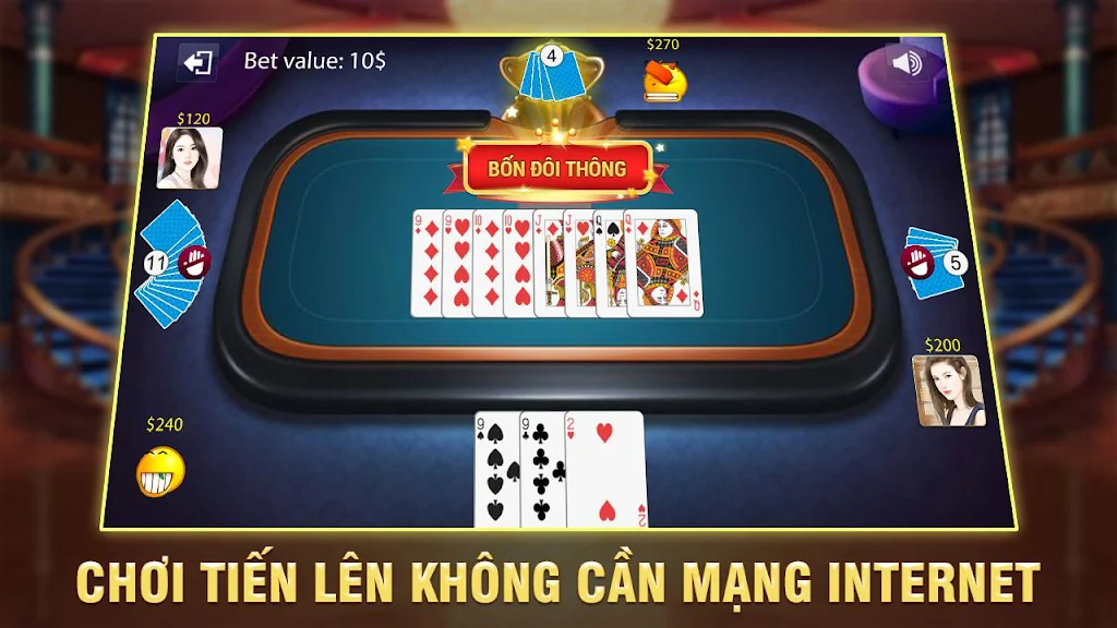 Tien len mien nam - Game Danh bai BigKool Screenshot1