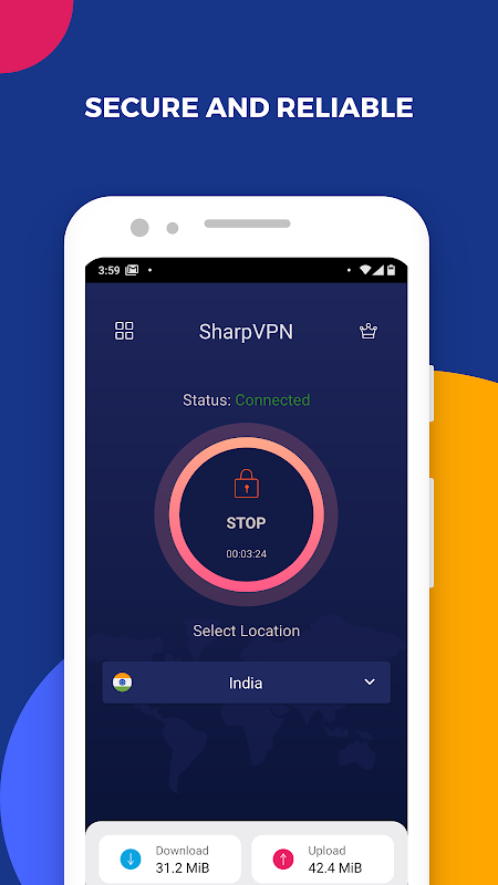 SharpVPN : High Speed & Secure Screenshot3