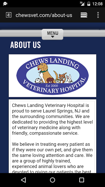 Chews Landing Vet Hospital Screenshot3