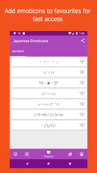 Kikko - Japanese Emoticons Kao Screenshot1