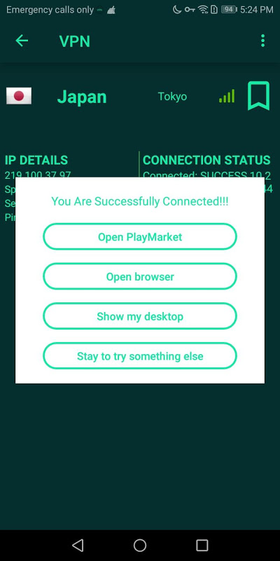 VPN Hotspot Free Proxy Shield Screenshot3