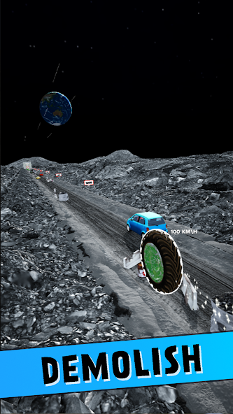 Crazy Tire - Reach the Moon Mod Screenshot2