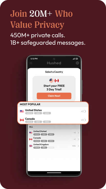 Hushed - Second Phone Number - Calling and Texting Screenshot2