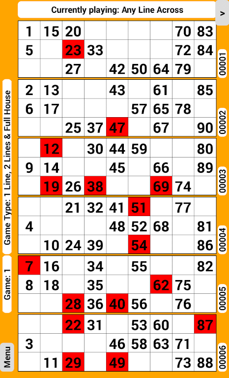 Bingo Tickets 90 Screenshot1