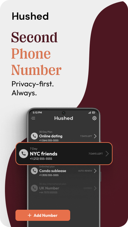 Hushed - Second Phone Number - Calling and Texting Screenshot3