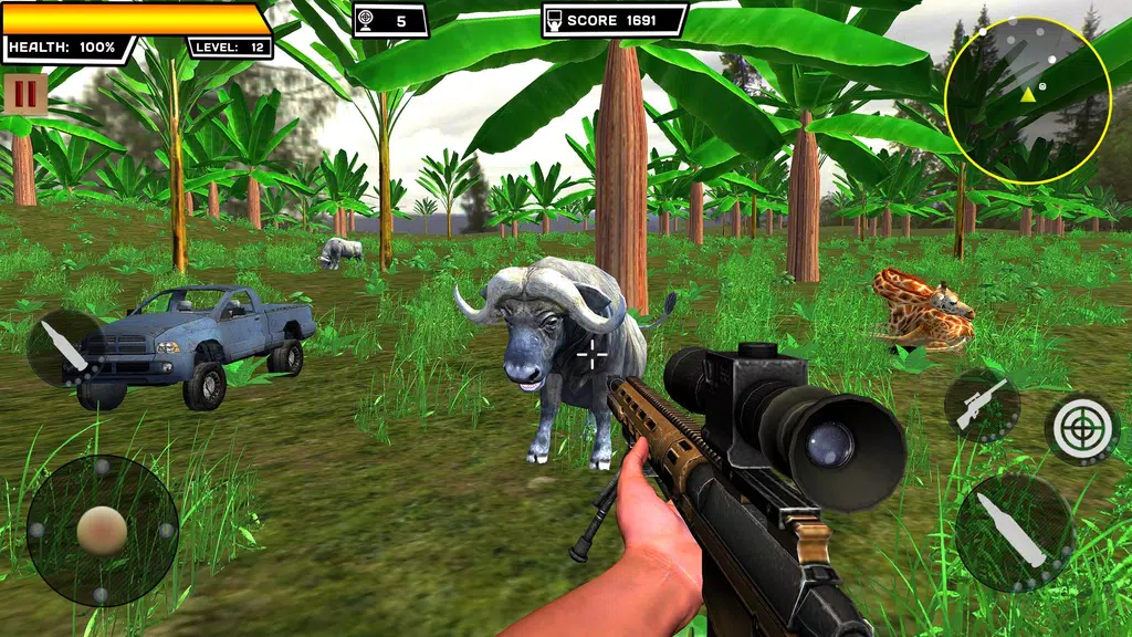 Animals Hunting 4x4 Safari 3D Screenshot2