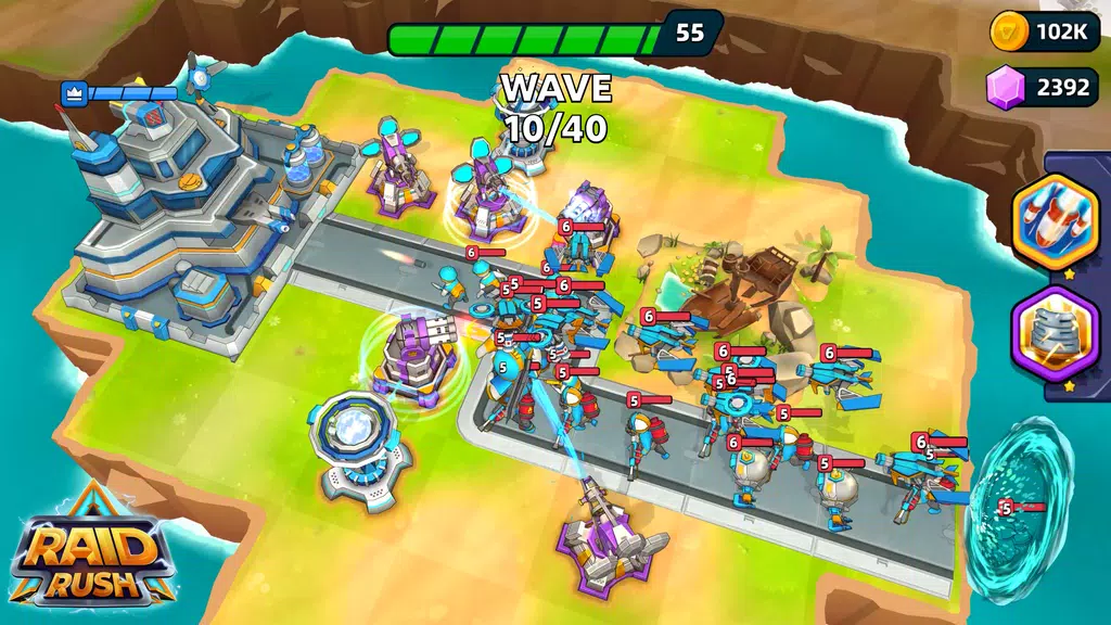 Raid Rush: Tower Defense TD Screenshot1